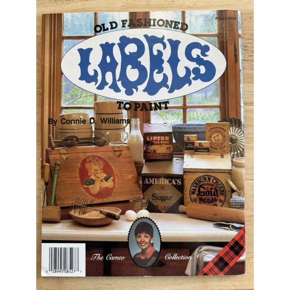 Old Fashioned Labels To Paint‎ Book 1990 Connie D Williams Plaid Crafts